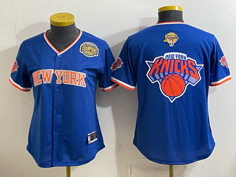 women New York Knicks blue blank 2026 Nike NBA jersey 0630001